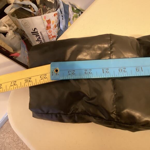 Marc New York Womens M/L Duck Down Feathers Fill Black Puffer Jacket Winter Coat - Picture 3 of 11